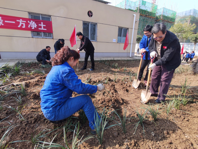早春植绿正其时——今年会jnh集团组织发展植树节植绿活动